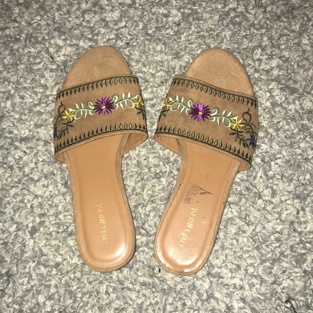 Boho Brown Suede Sandals